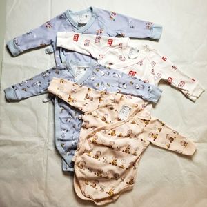 Uniqlo Baby (3-6M) Bodysuits (4-Pack)